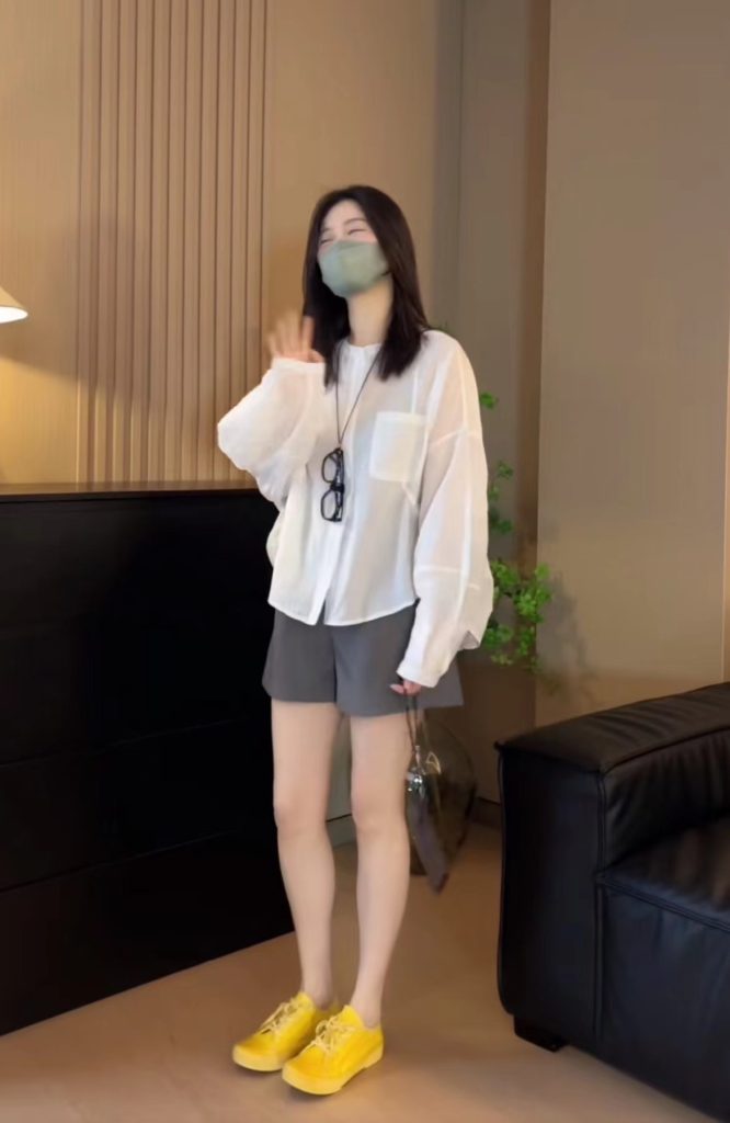 Minimalist Lightweight Structured Shirt and Shorts Set